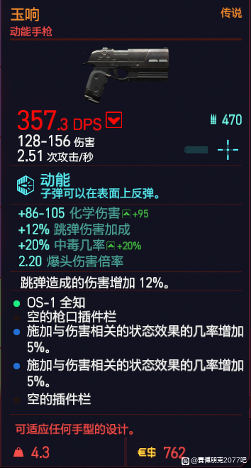 赛博朋克2077野人王掉落装备汇总