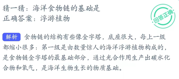 神奇海洋科普问答2月28日答案