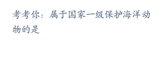 神奇海洋科普问答3月27日答案