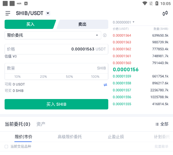 如何购买屎币shib的永续合约