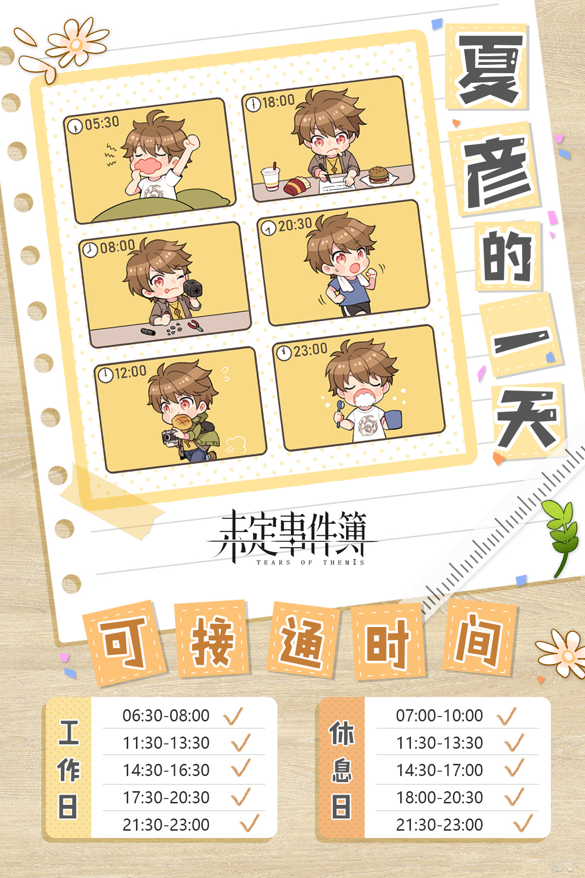 未定事件簿夏彦资料