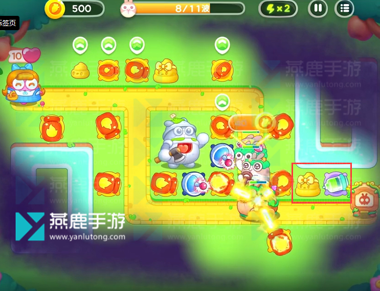 保卫萝卜4绿野奇缘第45关攻略