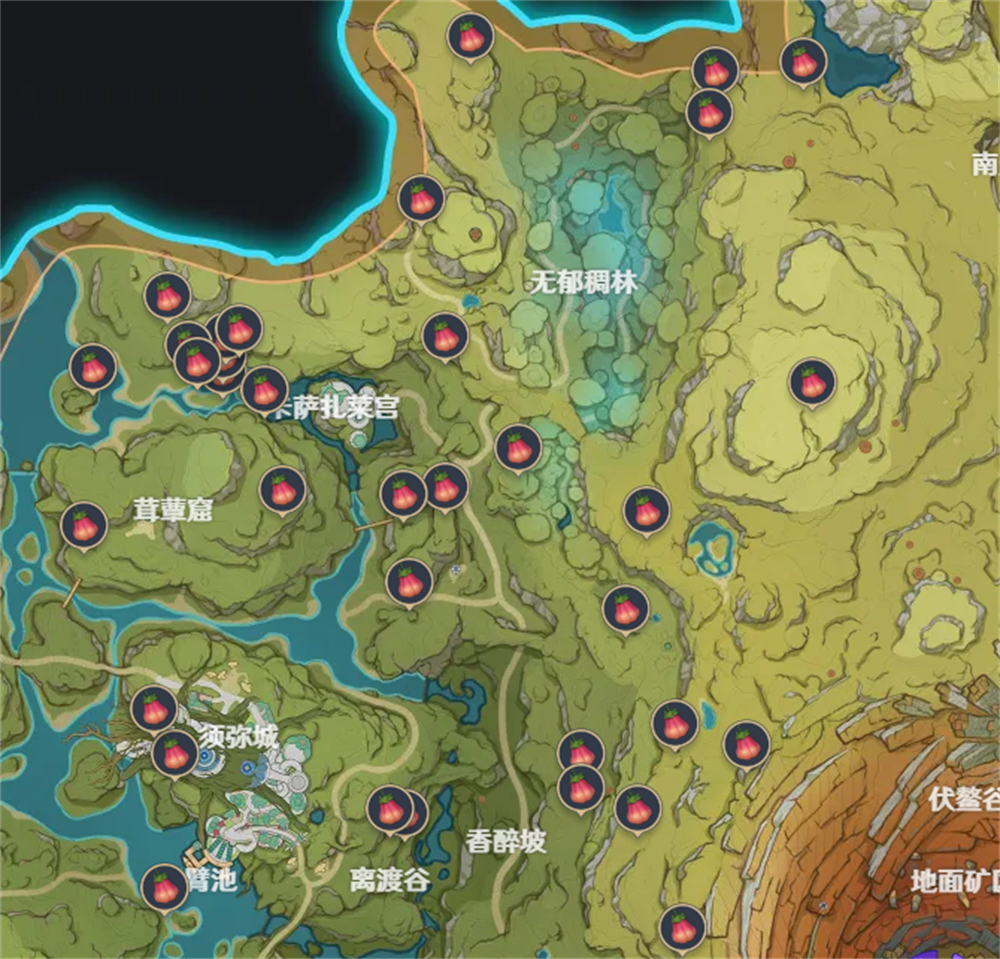 原神墩墩桃图鉴