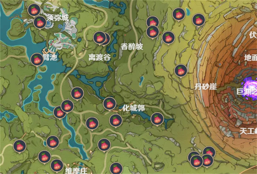 原神墩墩桃图鉴