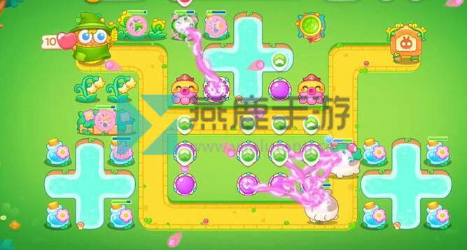 保卫萝卜4绿野奇缘第54关攻略