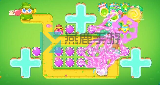 保卫萝卜4绿野奇缘第54关攻略