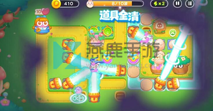 保卫萝卜4绿野奇缘第55关攻略
