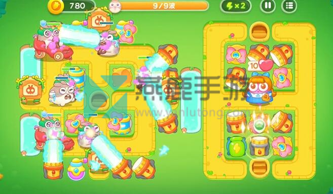 保卫萝卜4绿野奇缘第58关攻略
