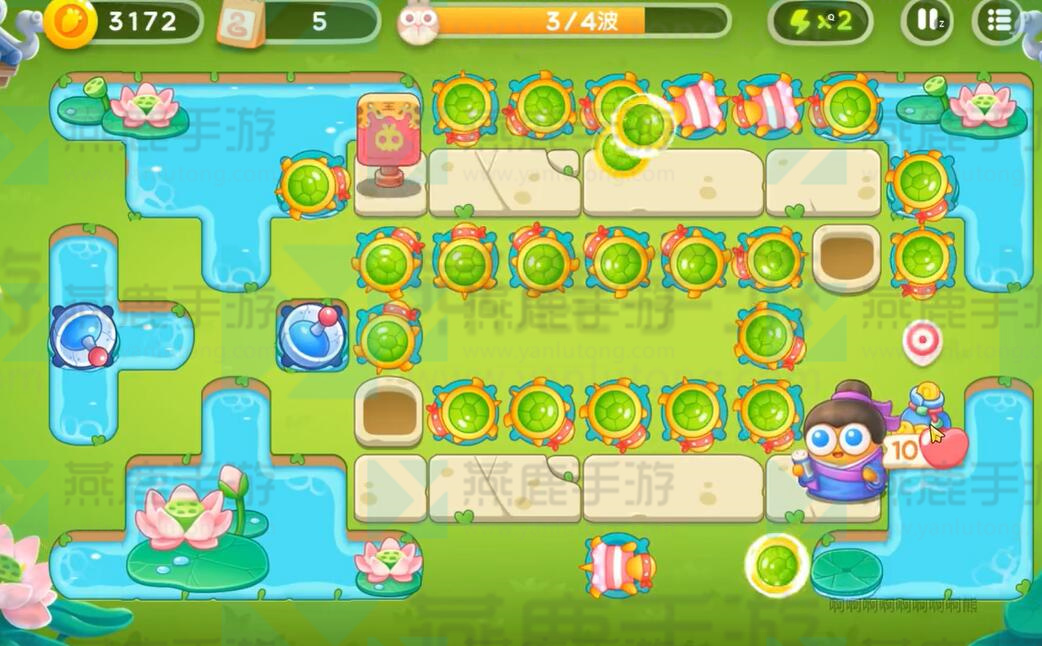保卫萝卜4夏日垂钓第5关攻略