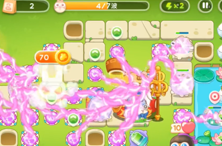保卫萝卜4夏日垂钓第14关攻略