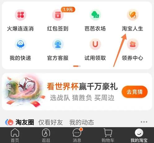 淘宝人生账单查询方法