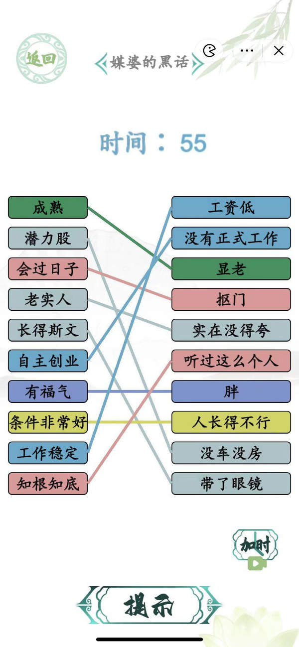 汉字找茬王相亲媒婆的黑话过关攻略[图]