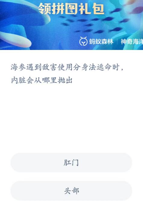 神奇海洋科普问答5月29日答案