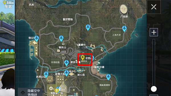 和平精英绿洲世界华科眼镜湖位置一览[图]