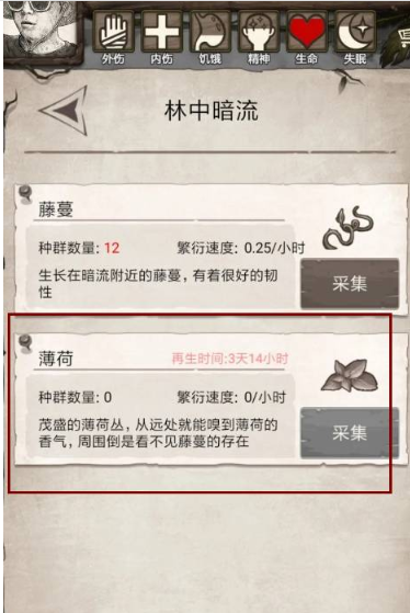 荒野日记薄荷在哪里刷  荒野日记薄荷获得攻略