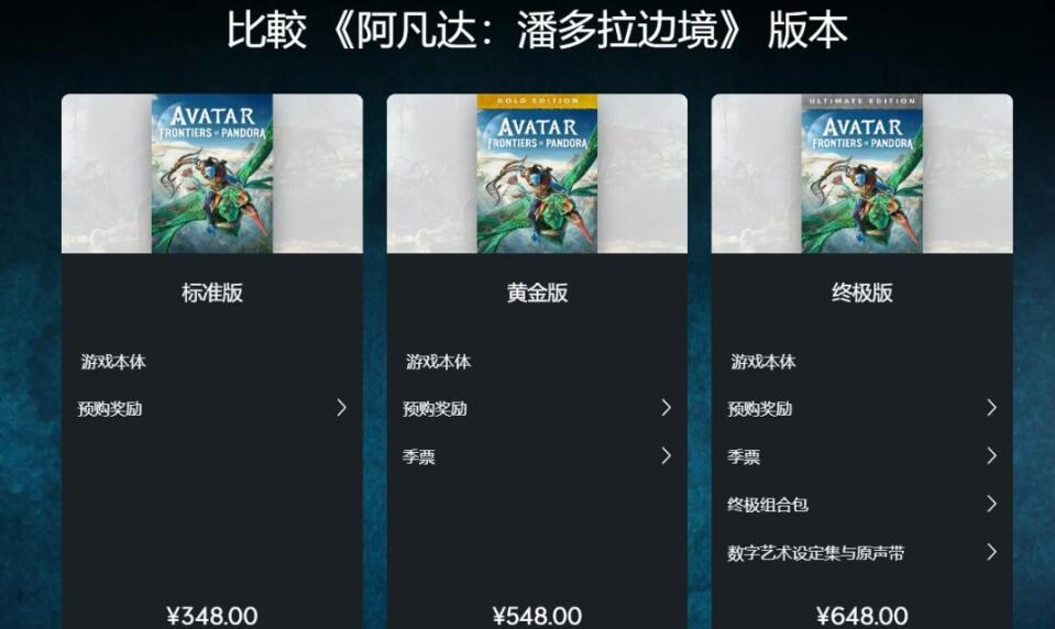 阿凡达潘多拉边境预购介绍