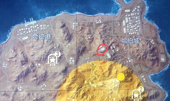 和平精英黄金岛写名字的墙位置分享[图]