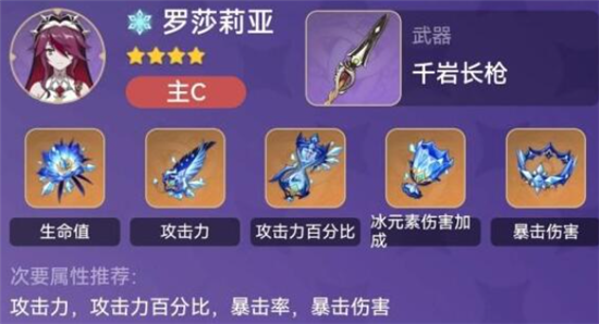原神罗莎莉亚云堇永冻队怎么搭配 原神罗莎莉亚云堇永冻队搭配攻略
