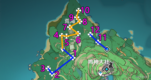 原神绯樱绣球采集路线一览[图]