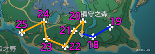 原神绯樱绣球采集路线一览[图]