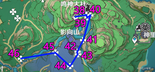原神绯樱绣球采集路线一览[图]