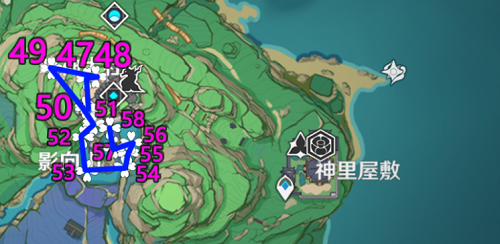 原神绯樱绣球采集路线一览[图]