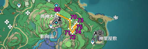 原神绯樱绣球采集路线一览[图]