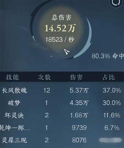 逆水寒手游战斗秒伤查看方法分享(图文)