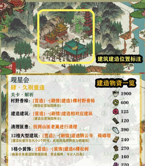 江南百景图观星会怎么过 江南百景图观星会通关攻略