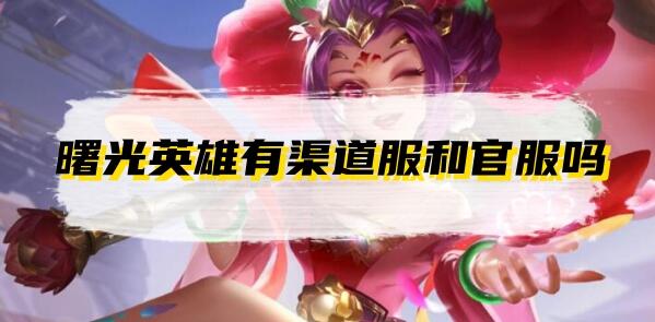 曙光英雄有渠道服和官服吗