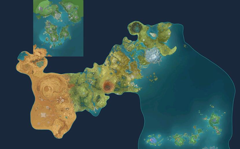 原神枫丹地图全貌